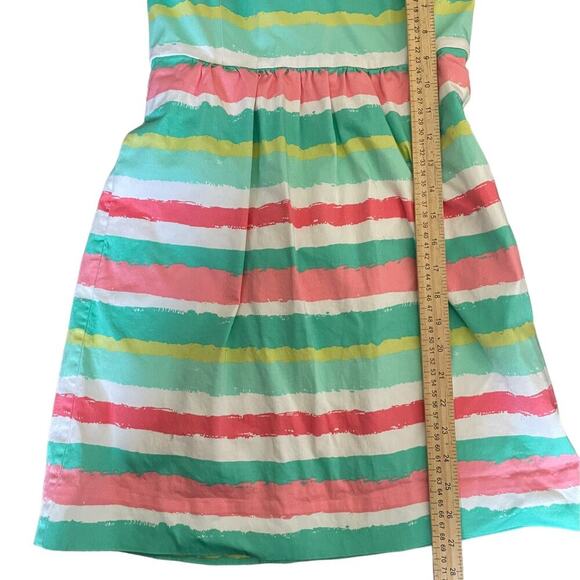 Vineyard Vines Pastel Striped Strapless Mini Dress Size 2 - Picture 6 of 6